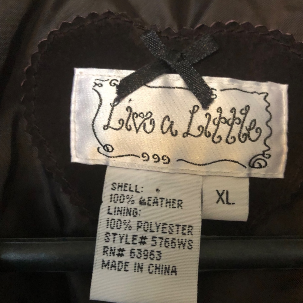 Liv A Little brown jacket, size XL - Picture 2 of 3